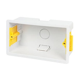 [008355] 2G Dry Wall Flush Box 134.3x74mm