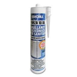 [001296] Sigill Sanitary Silicone Forza 10 White 280ml