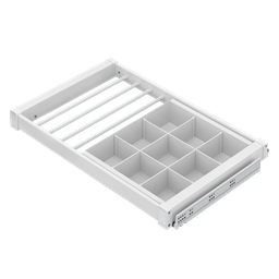 [003995] Al. Drawer / Trouser Rack 800mm S6705 White