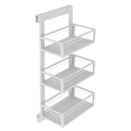 [008468] Al. Unit with 3 Shelves Right S6734 White