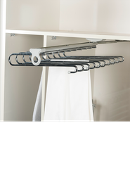 [004978] ALUM TROUSER RACK WITH CEILING MOUNT