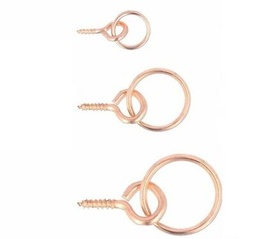 [006138] Anelli With Rings Copper Sz 2