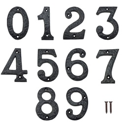 [002964] BLACK ANTIQUE NUMBERS S3350/G