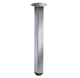 [004388] Breakfast Table Leg Square 60x60x870mm Chrome