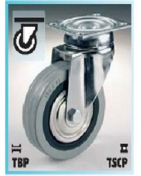 [000825] Castor H/duty TBP100 - H-135mm