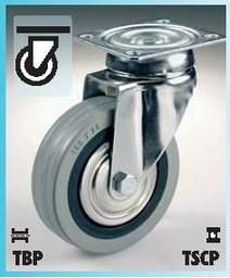 [008523] Castor wheel TBP60 - H-90mm