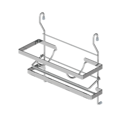 [007424] Classical Foil / Paper Roll Holder Double S4010 Chrome