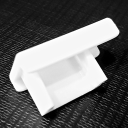 [001768] Curtain Rail - White End Cap