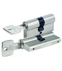 [007014] Cylinder  70mm Nickel Security