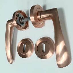 [008683] D/Handle Bravo Ros. Brushed Copper - X