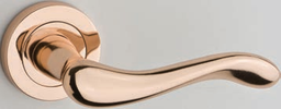 [008695] D/Handle Saray Ros. Brushed Copper - X