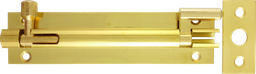 [000479] Door Bolt Brass 75mm / 3" Cranked - X