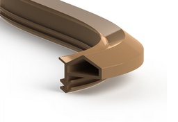 [004484] DOOR STRIP WHITE T-TYPE NEXT NAIL
