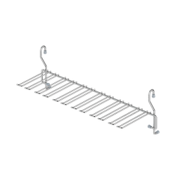 [004963] Glass Rack w/Hanger 6 Divisions S4013 Chrome