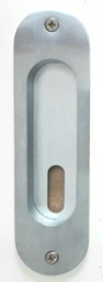 [003713] C/Handle Recess w/keyhole S/Nickel 120mm