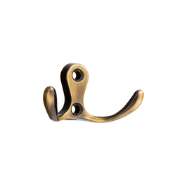 [008237] Hanger 2 Hook Bronze WP19