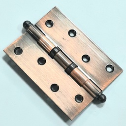 [002396] Hinge 4.0x3.0x2.5 Solid Bronze