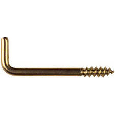[000299] Square Hook 25mm BRASS