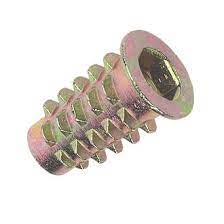 [008112] Insert Nut 6mm Thread Hexagonal Socket