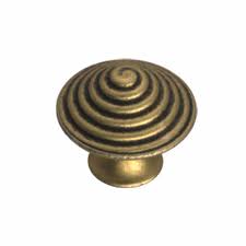 [007732] Knob Delicato Matt Bronze GR30