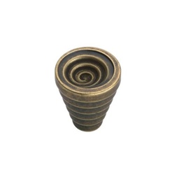 [006196] Knob Rose Bronze GW19