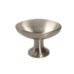 [007576] Knob Oval Nickel GP10