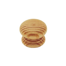 [006436] Knob Wood Pine 35mm GD40