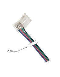 [004826] Led Strip Connector w/Wire RGB