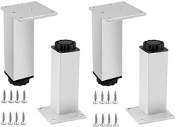 [003817] Leg Grey 40x40 - 100mm