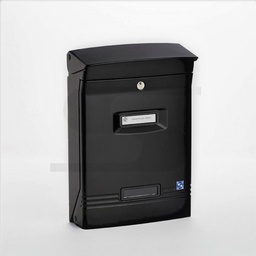 [006859] Letter Box Goiosa Metal Black