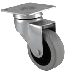 [005289] Castor Grey with Plate - 40kg / H-75mm