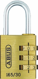 [005349] ABUS Padlock Brass Combination 30mm - 165/30
