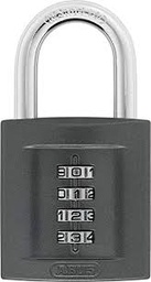 [000166] X - ABUS Padlock Die Cast Comb 50mm - 158/50