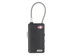 [000903] Abus Padlock Luggage Comb w/Wire 148 TSA/30