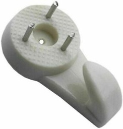 [000974] Picture Hook White 22mm