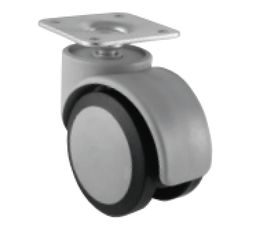[005290] Castor Grey with Plate - 30kg / H-75mm