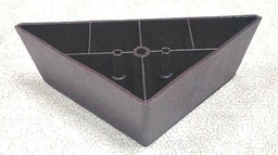 [001659] Plastic Leg Triangle Chrome Plated