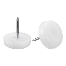 [007412] Plastic Nail Glide White 22mm