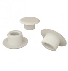 [001686] Plastic Plug 5mm White