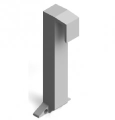 [002613] Profile Connecting Plastic White