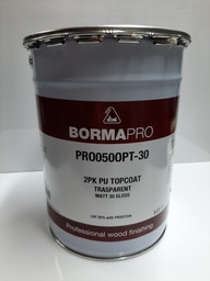 [007540] PU TopCoat Transparent 30gloss 25lt Borma