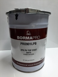 [007537] PU TopCoat White 90gloss 5kg Borma