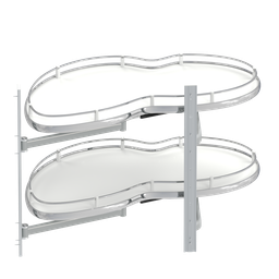 [004490] Secret Corner Anti-Slip 45cm L S3015 Chrome