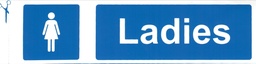 [008469] Self Adhesive Sign - Ladies Toilet