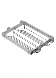 [004538] Shoe Rack w/Telescopic Rail 80cm S6263 Grey