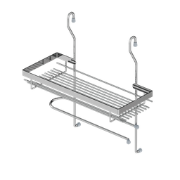 [007626] Spice Holder With Towel Hanger S4604 Chrome