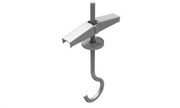 [008369] Spring Toggle w/Hook M4x70