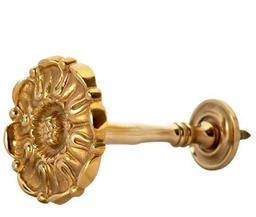 [002897] Tie Back Brass Flower