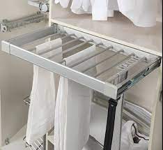 [008279] Grey Trouser Rack 80cm S/Mount S6207-G