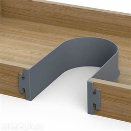 [007812] Siphon U Bend for Drawer White Horizontal